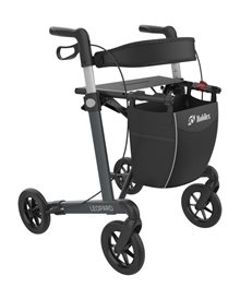 Leopard Rollator antracita con ruedas SOFT
